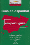 Gu¡a de español para hablantes de portugués, de ESPASA | portada del libro