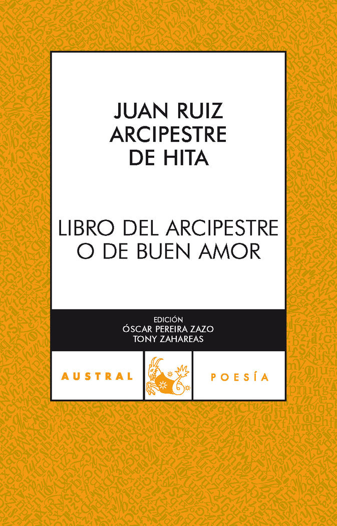 Libro de Buen Amor, de Arcipreste de Hita | portada del libro
