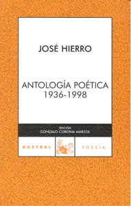 Antología poética (1936-1998), de Hierro | portada del libro