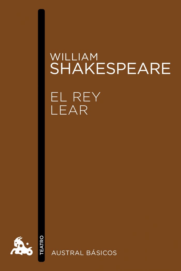 El rey Lear, de Shakespeare | portada del libro