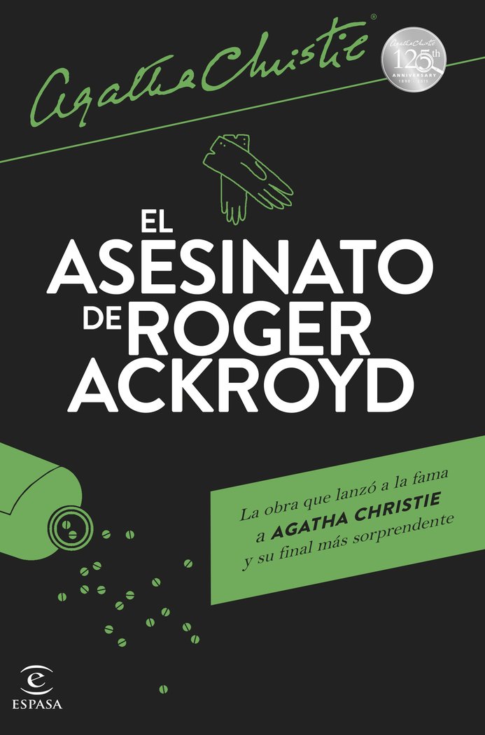 El asesinato de Roger Ackroyd, de Christie, Agatha | portada del libro