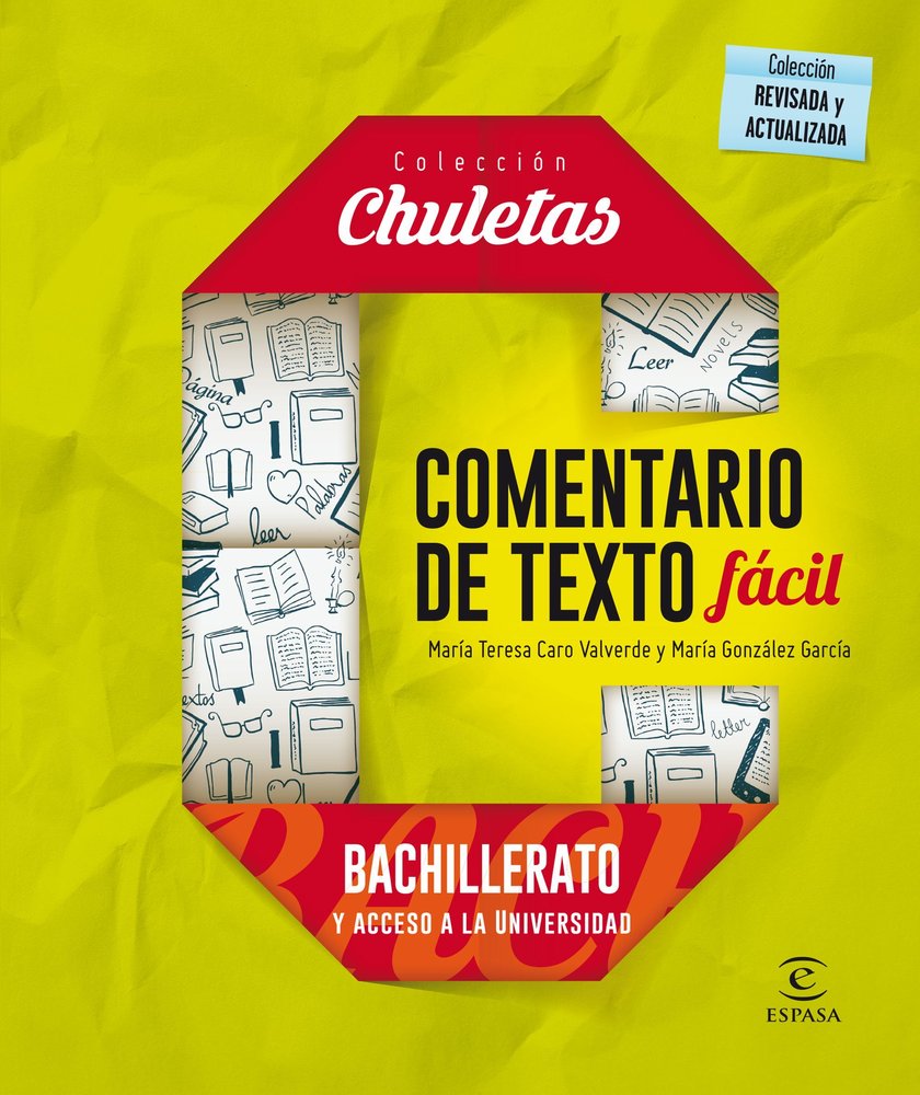 Comentario de texto fácil para bachillerato, de Caro Valverde, María Teresa | portada del libro