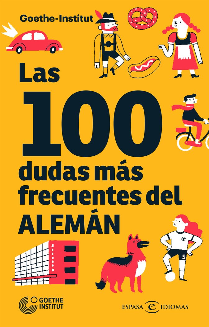 LAS 100 DUDAS MAS FRECUENTES DEL ALEMAN, de GOETHE-INSTITUT | portada del libro