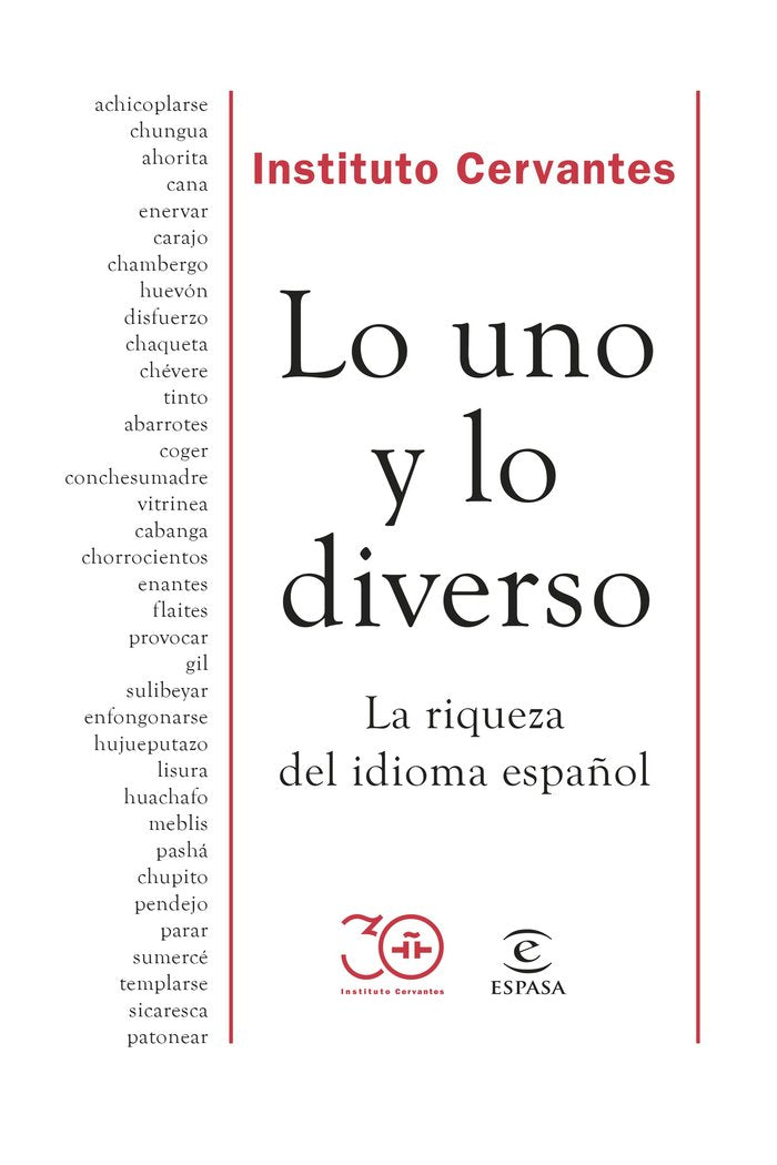 Lo uno y lo diverso, de Instituto Cervantes | portada del libro