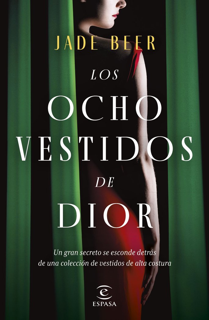 LOS OCHO VESTIDOS DE DIOR, de JADE BEER | portada del libro