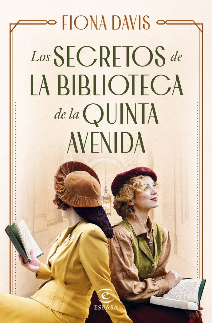 LOS SECRETOS DE LA BIBLIOTECA DE LA QUINTA AVENIDA, de FIONA DAVIS | portada del libro