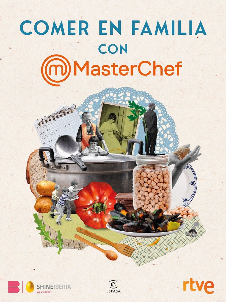 COMER EN FAMILIA CON MASTERCHEF, de , SHINE | portada del libro