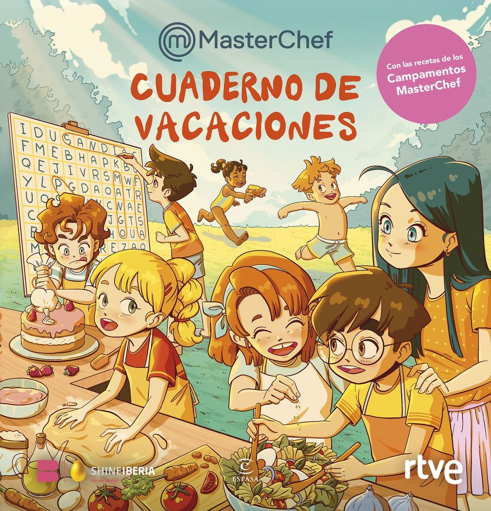 Cuaderno de vacaciones de MasterChef, de RTVE | portada del libro