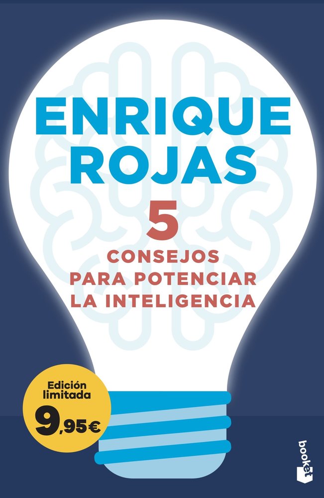 5 CONSEJOS PARA POTENCIAR LA INTELIGENCIA, de ENRIQUE ROJAS | portada del libro