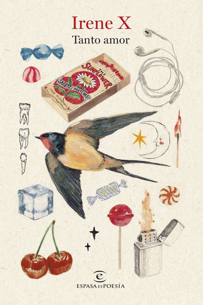 TANTO AMOR, de IRENE X | portada del libro