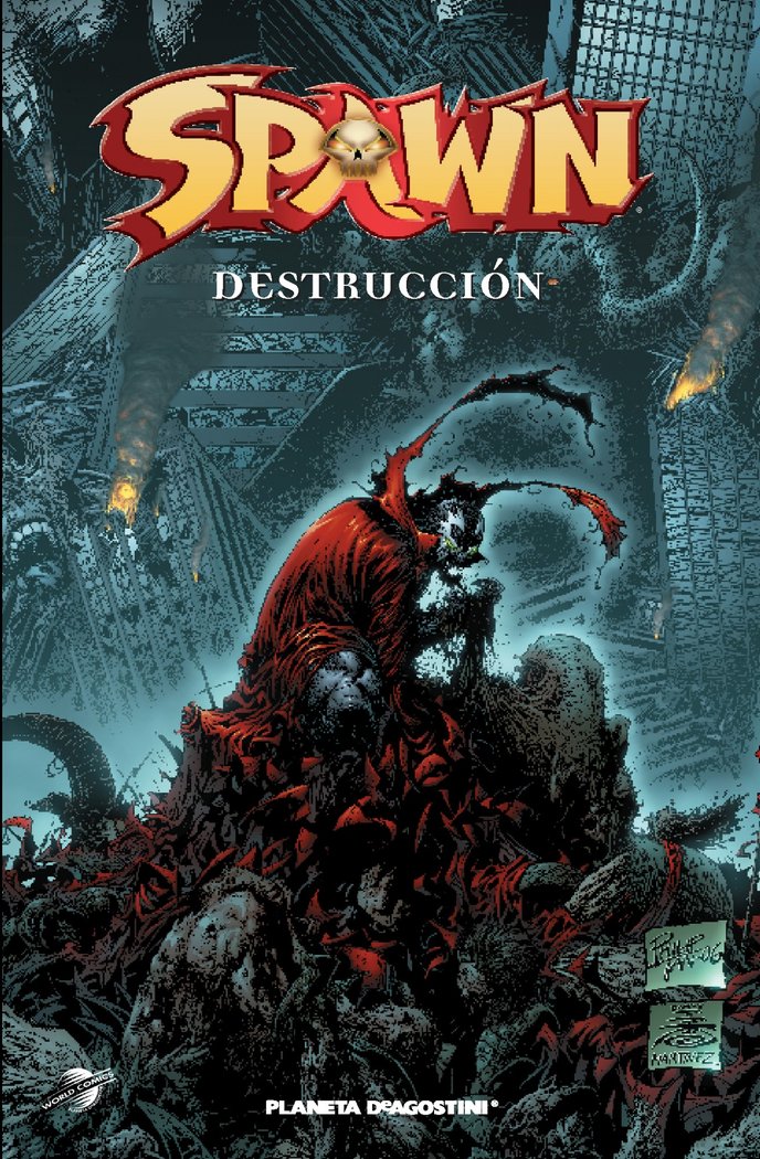 Spawn Destrucción, de McFarlane | portada del libro