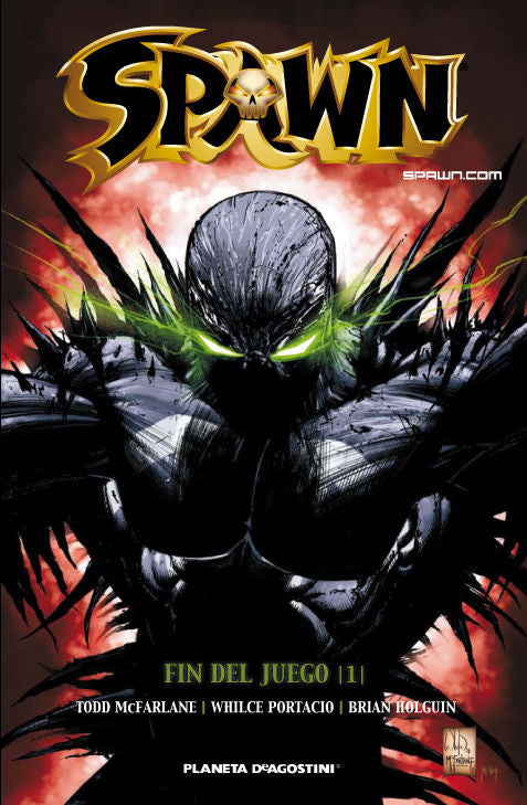 SPAWN: FIN DEL JUEGO Nº01/02, de T. MCFARLANE#G. CAPULLO | portada del libro