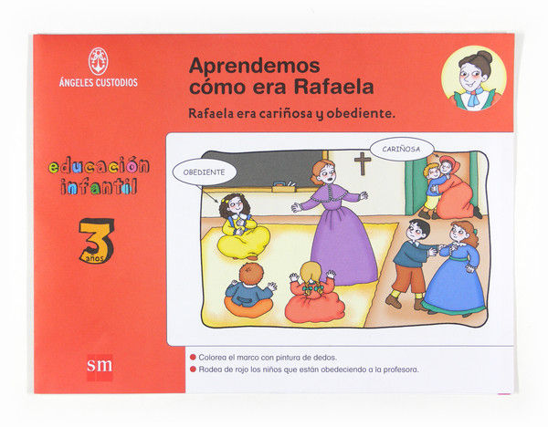 APRENDEMOS COMO ERA RAFAELA 3 AÑOS ANGELES CUSTODIOS, de EQUIPO DE AUTORES DE LOS ANGELES CUSTODI | portada del libro