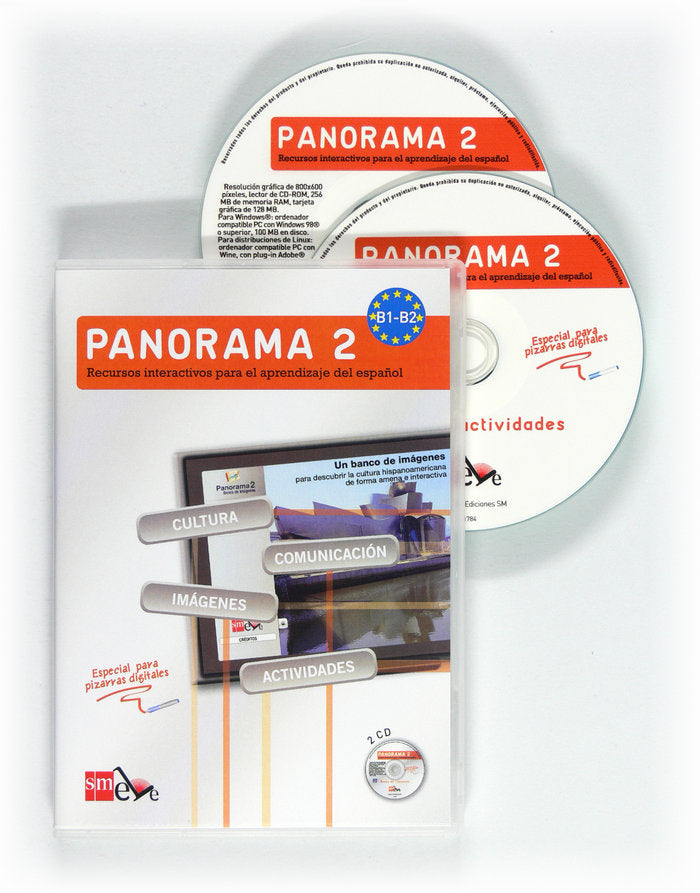 ELE-CD.PANORAMA 2.BANCO DE IMAGENES Y 11, de EDICIONES SM, | portada del libro
