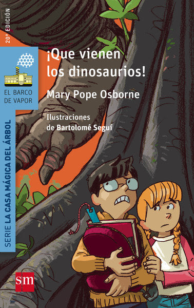 ¡Que vienen los dinosaurios!, de Osborne, Mary Pope | portada del libro