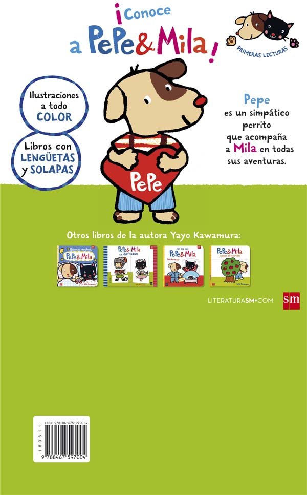 Pepe y Mila pasan el día en la granja (Pack de Pepe), de Kawamura, Yayo | portada del libro