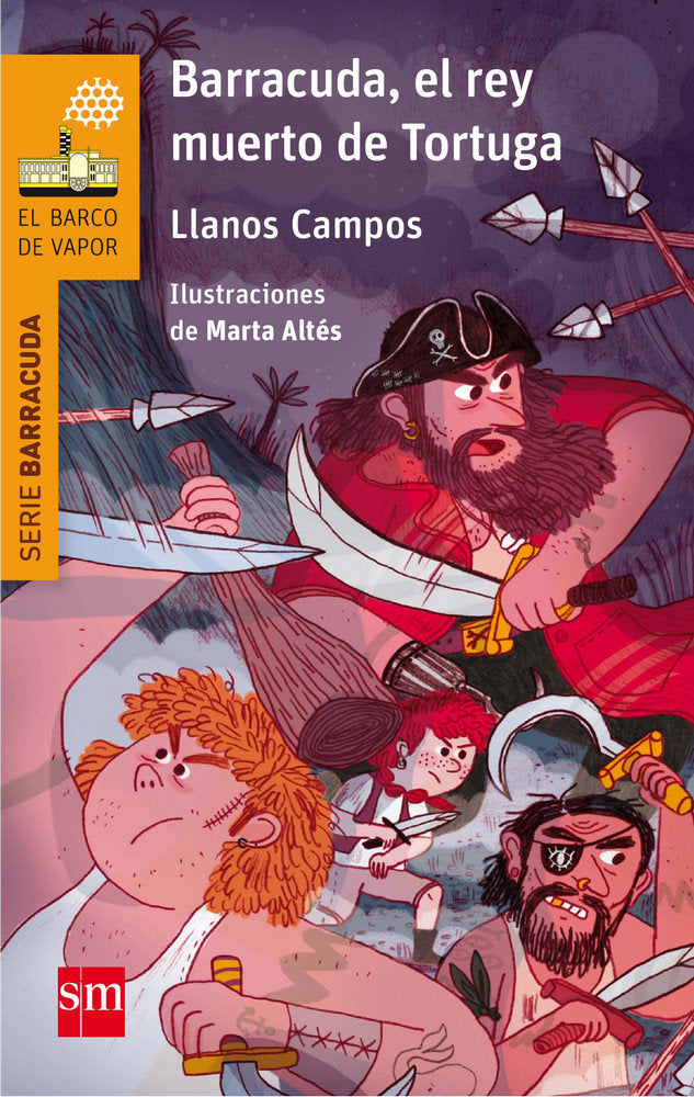 Barracuda, el rey muerto de Tortuga, de Campos Martínez, Llanos | portada del libro