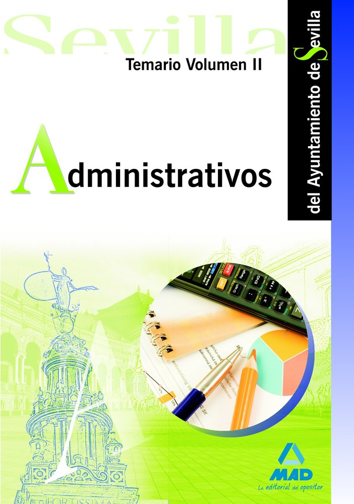 Administrativos del ayuntamiento de sevilla. Temario vol. Ii, de Martos Navarro | portada del libro