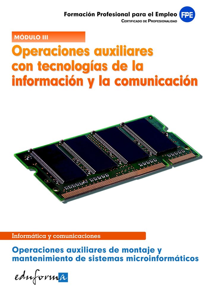 Operaciones auxiliares con tecnologías de la información y la comunicación. Operaciones auxiliares d, de Sancho Frias | porta