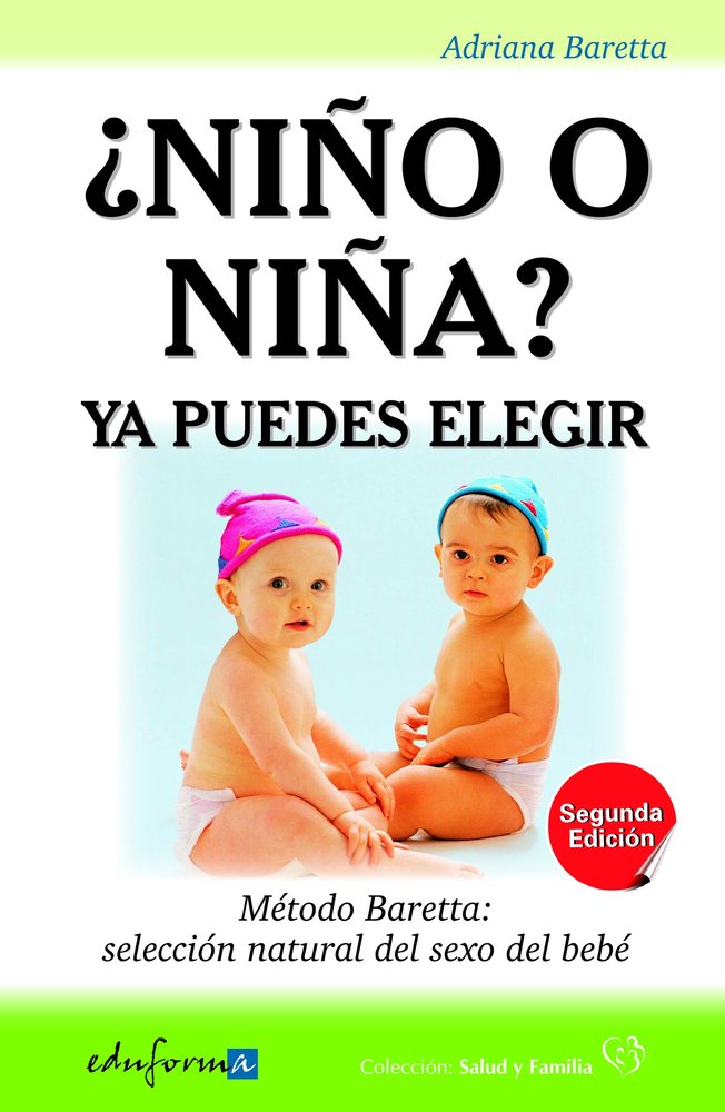 NIÑO O NIÑA YA PUEDES ELEGIR 2ªED, de BARETTA | portada del libro