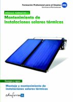 Mantenimiento de instalaciones solares térmicas, de Varios autores | portada del libro