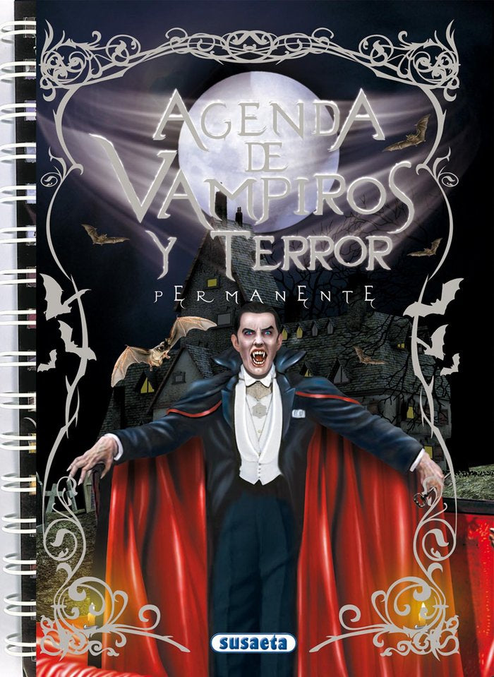 Agenda escolar permanente - Vampiros y terror, de Susaeta, Equipo | portada del libro