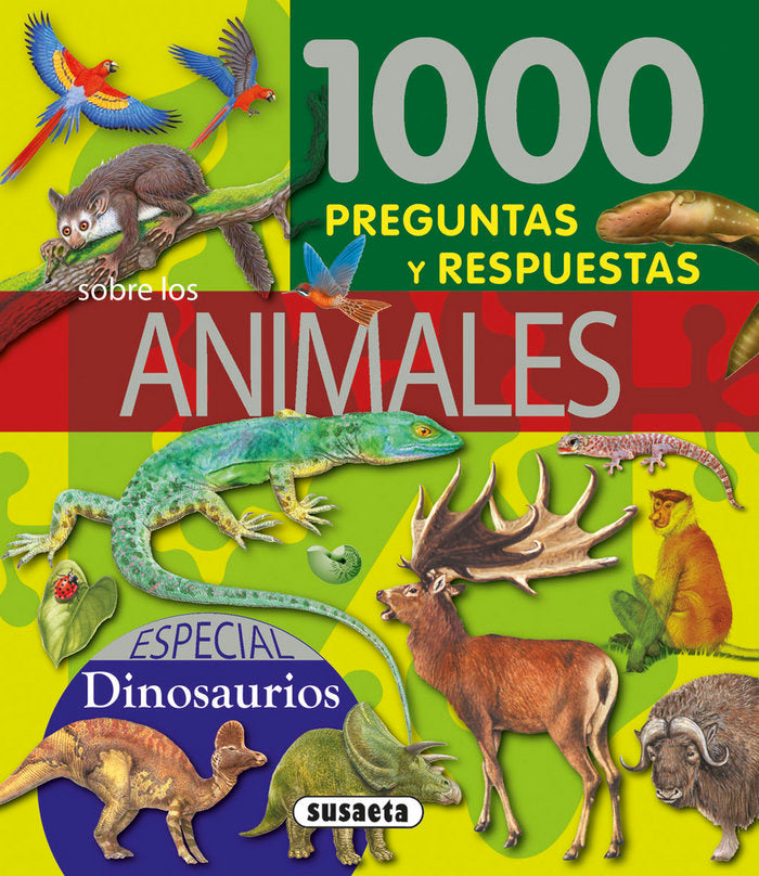 1.000 preguntas y respuestas sobre los animales, de Susaeta | portada del libro