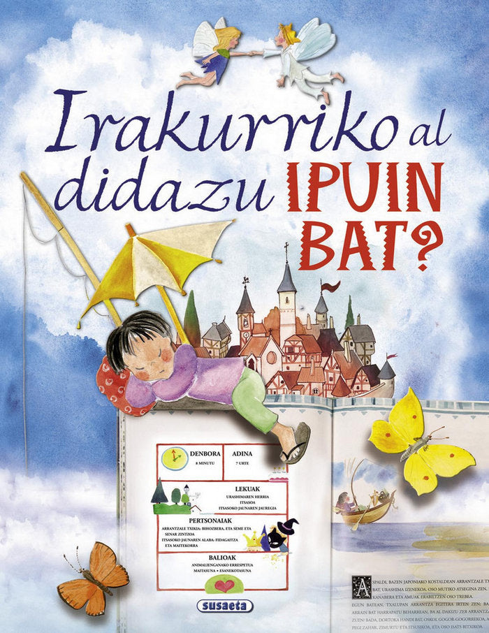Irakurriko al didazu ipuin bat?, de Susaeta | portada del libro