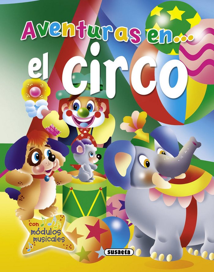 Aventuras en... el circo, de Susaeta | portada del libro