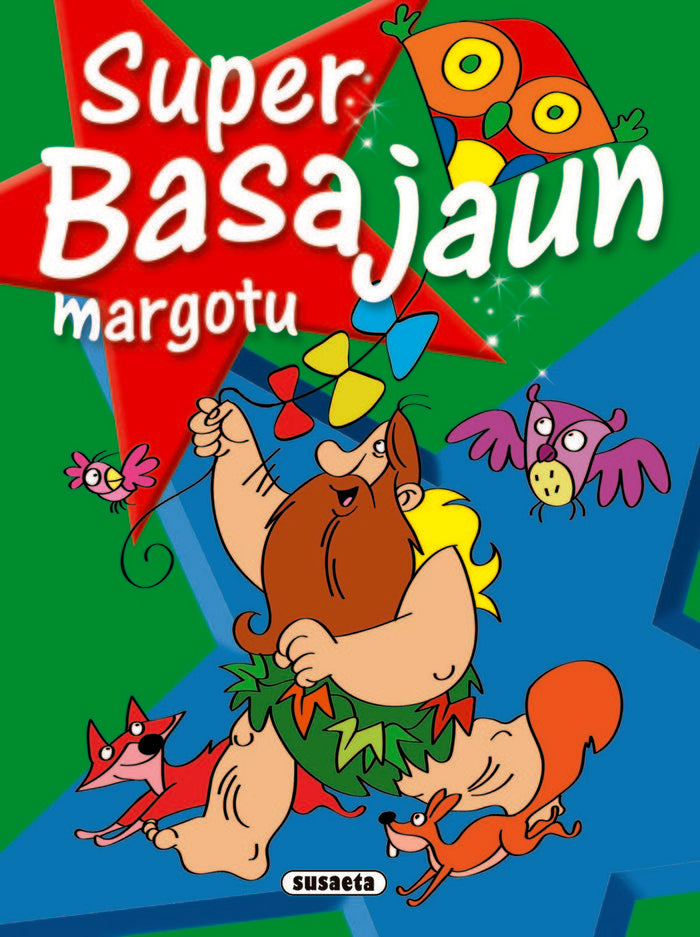 Super Basajaun margotu, de Susaeta | portada del libro