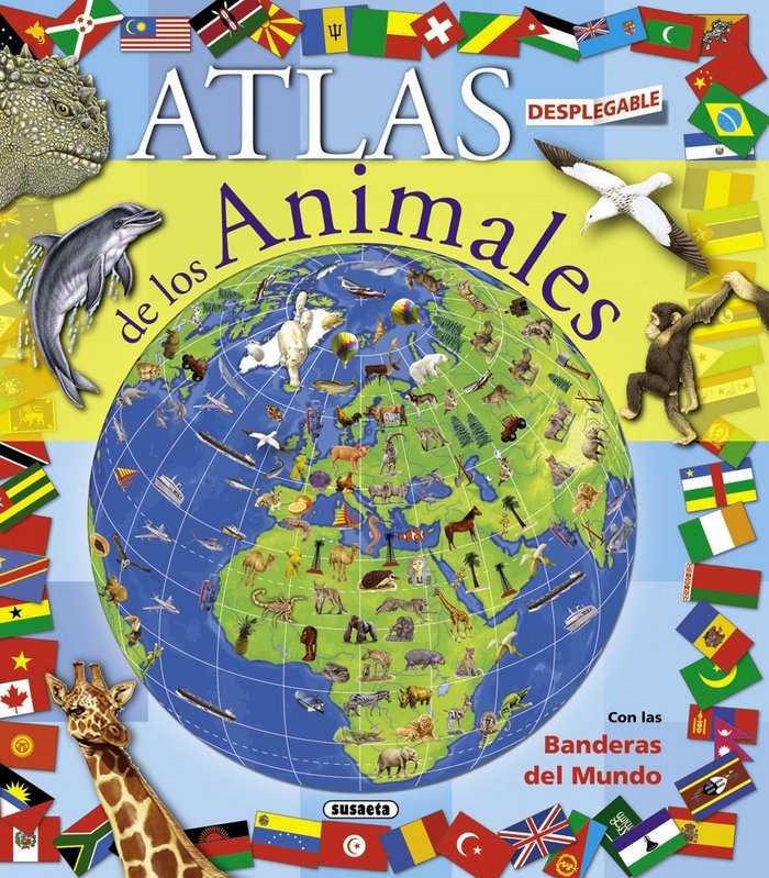 Atlas desplegable de los animales, de Susaeta | portada del libro