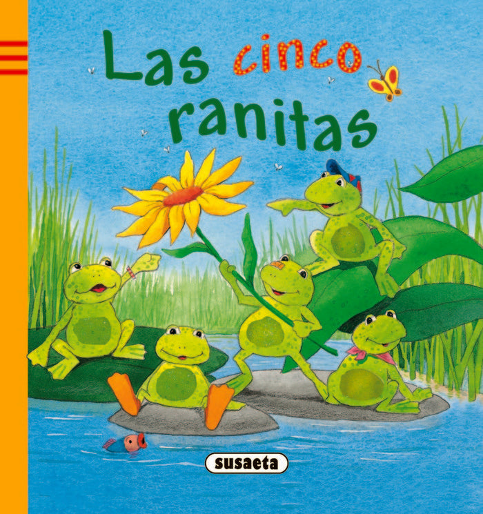 Las cinco ranitas, de Susaeta | portada del libro