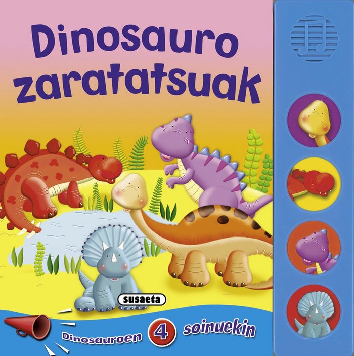 Dinosauro zaratatsuak, de Ediciones | portada del libro