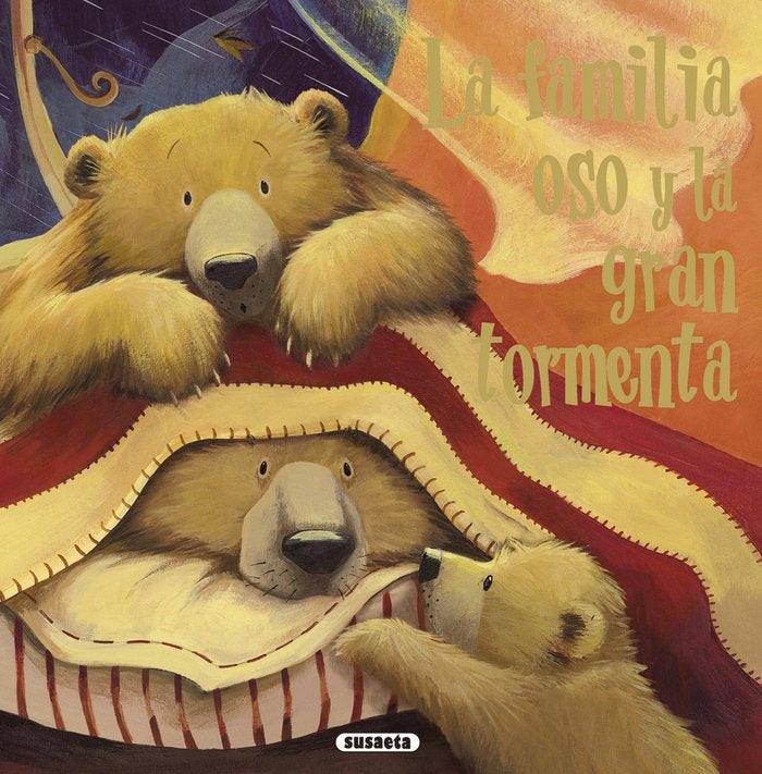La familia oso y la gran tormenta, de Bright, Paul | portada del libro