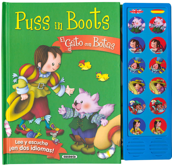 El gato con botas - Puss in Boots, de Susaeta | portada del libro