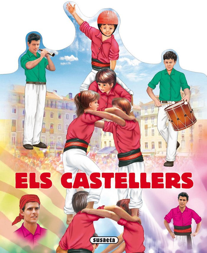 Els castellers, de Abad, Mónica | portada del libro