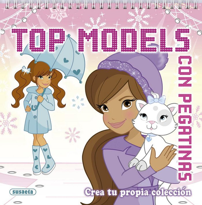 Top models con pegatinas 4, de Susaeta | portada del libro