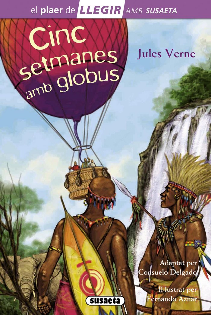 Cinc setmanes amb globus, de Verne, Julio | portada del libro