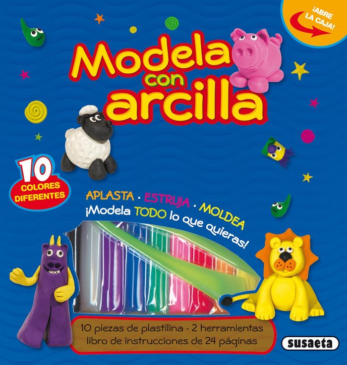 Modela con arcilla, de Susaeta | portada del libro