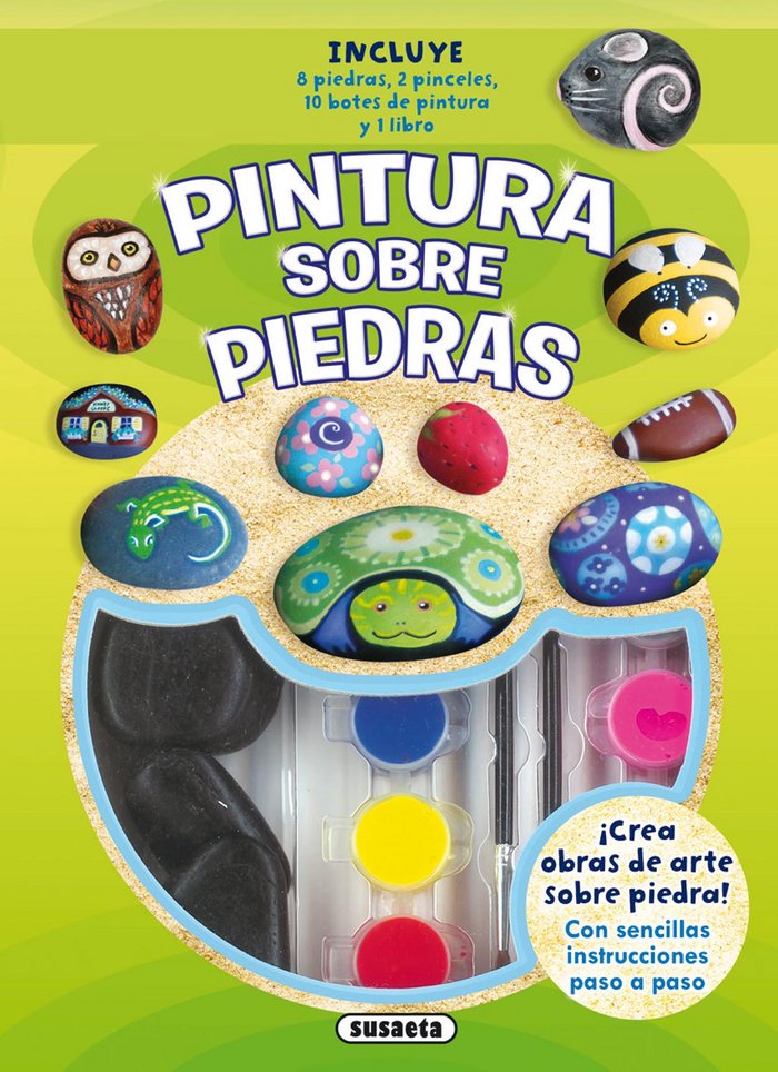 Pintura sobre piedras, de Crupi | portada del libro