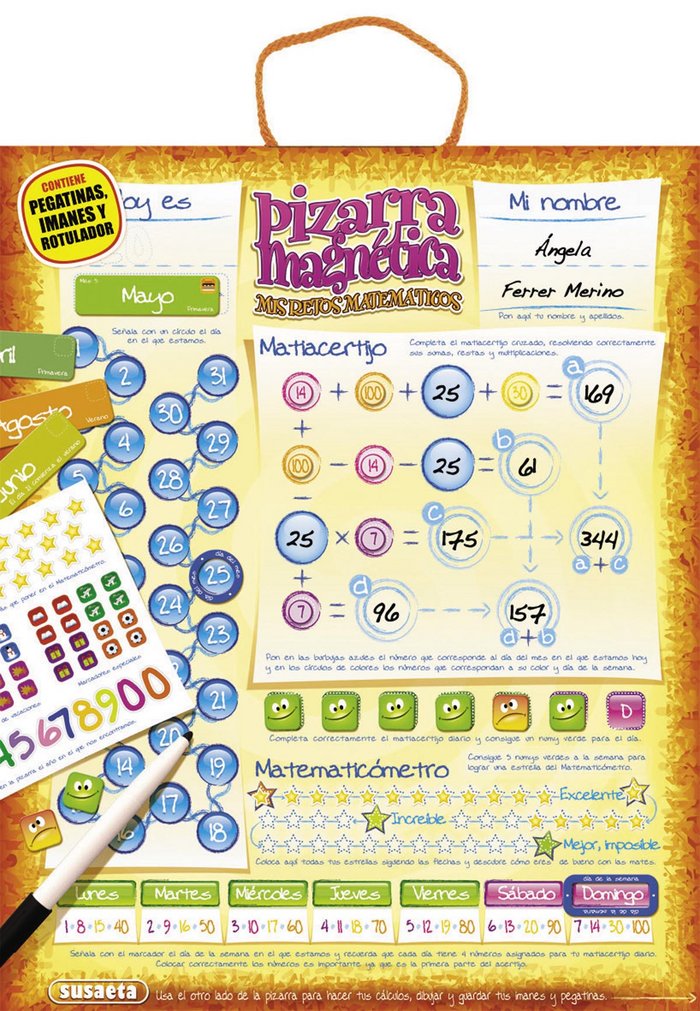 Mis retos matemáticos, de Susaeta | portada del libro