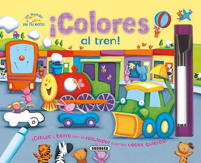 ¡Colores al tren!, de James | portada del libro