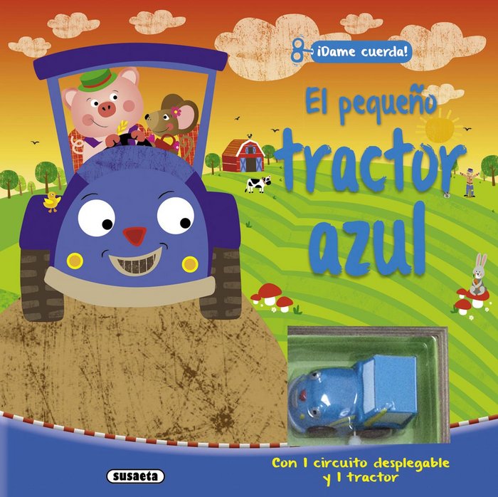El pequeño tractor azul, de Susaeta | portada del libro