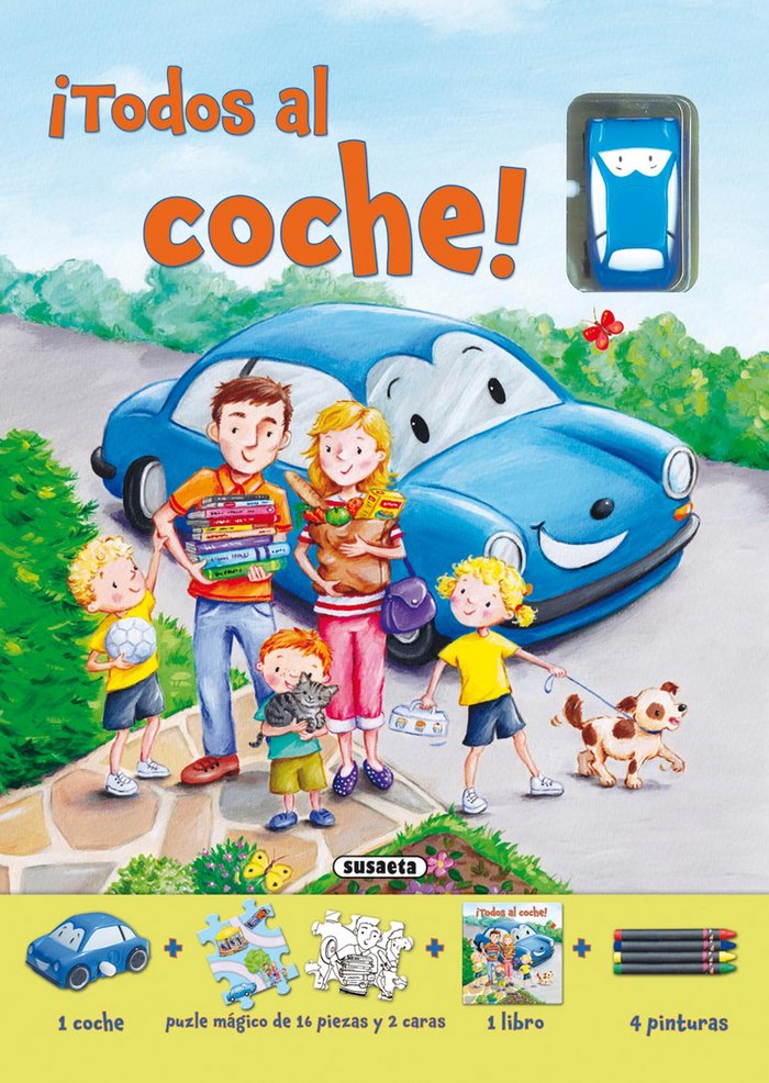 ¡Todos al coche!, de Susaeta, Equipo | portada del libro
