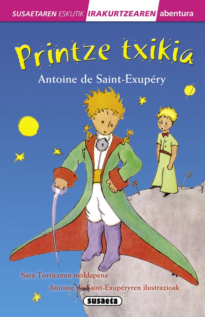 Printze txikia, de Saint-Exupéry, Antoine de (Adaptación | portada del libro