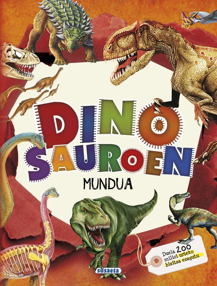 Dinosauroen mundua, de Delgado | portada del libro