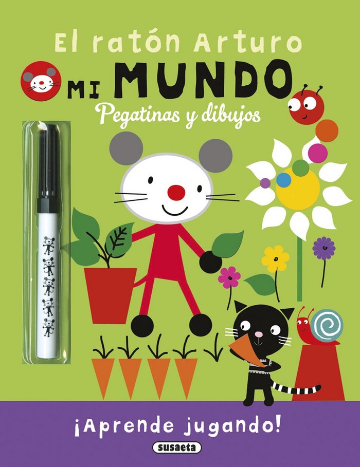 Mi mundo. Pegatinas y dibujos, de Susaeta | portada del libro