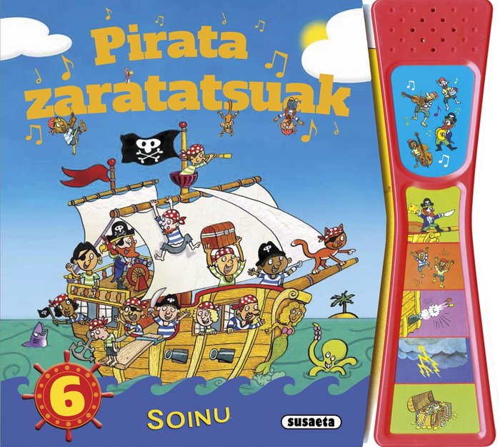 Pirata zaratatsuak, de Susaeta, Equipo | portada del libro