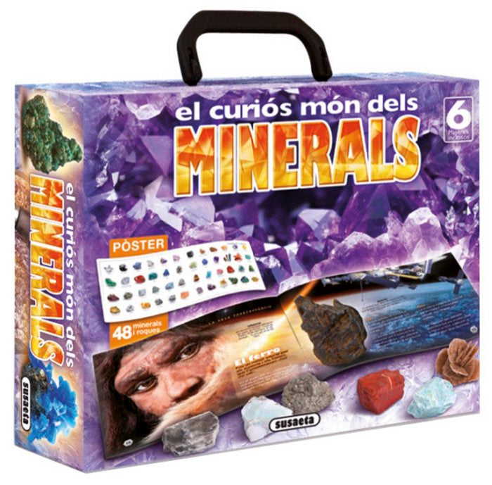 El curiós món dels minerals, de Uriel | portada del libro
