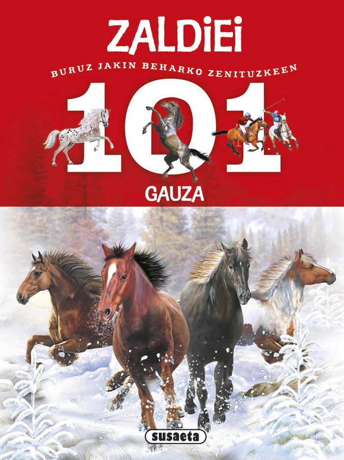 101 gauza buruz jakin beharko zenituzkeen zaldiei, de Puygrenier, Anaïs | portada del libro